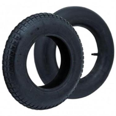 Imagem de Kit Pneu Para Carrinho De Mão 3,25 X 8 + Câmera Ar - Fertak