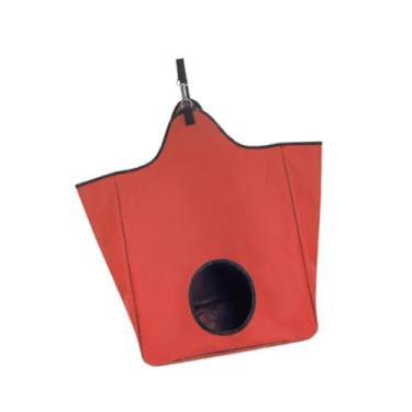 Imagem de YIJU Saco de armazenamento de saco de feno para alimentação de cavalos de grande capacidade pendurada no alimentador de cabra à prova d'água Fardo de feno