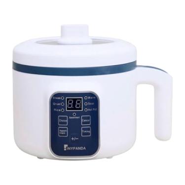 Imagem de SiaBiced Macarinho elétrico de panela quente panela, resistente, casa preguiçosa mini panela ramen para macarrão de aveia de bife shabu shabu ovos, Panela