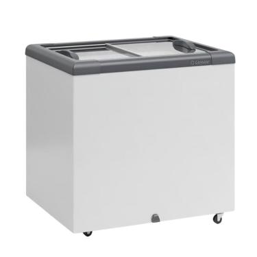 Imagem de Freezer Horizontal Ghd 200H Branco 200L 2 Tampa Vidro Sem Cesto 127V - Gelopar