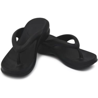 Imagem de Tamanco Ortopédico Feminino Conforto Esporão Massageador Antiderrapante Leve Melzinha – Chinelo Macio, Várias Cores e Tamanhos (Preto, BR, Adulto, Numérico, M, 35)