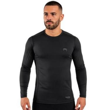Imagem de Camiseta Masculina Manga Longa Drygear Venum Basic Dark-Masculino