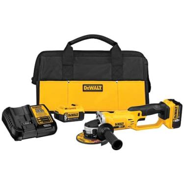 Imagem de DEWALT Kit de ferramentas de esmerilhadeira angular Max 20 V, 10 cm (DCG412P2)