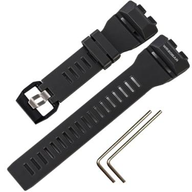 Imagem de Pulseira de substituição de silicone macio para Casio GBD-100 masculina acessórios de relógio (cinza)