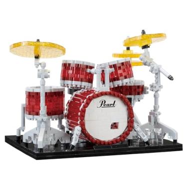 Imagem de nanoblock - Instruments - Pearl Drum Set (Masters), Advanced Hobby Series Building Kit