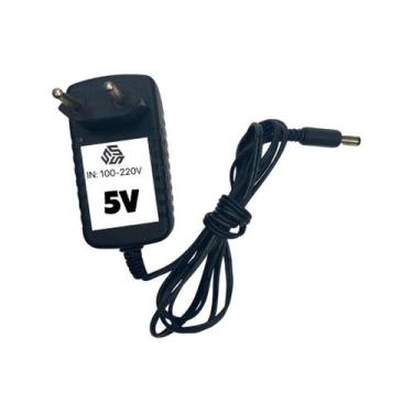 Imagem de Fonte 5v 1a Cabo P4 Mini Longo Polaridade Invertida - SÓ FONTES