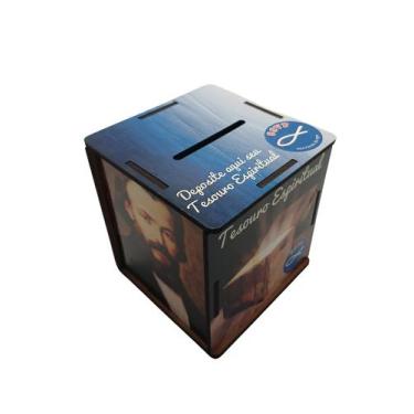 Imagem de Caixa Cofre Tesouro Espiritual para conferências - Coleção Tea & Amor