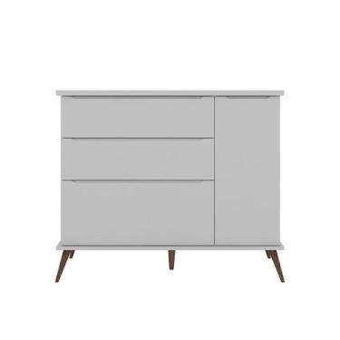 Imagem de Cômoda Infantil Melinda 1 PT 3 GV Cinza - Modern