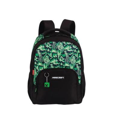 Imagem de Mochila Escolar G Minecraft X Camoterra Colorido - Sestini