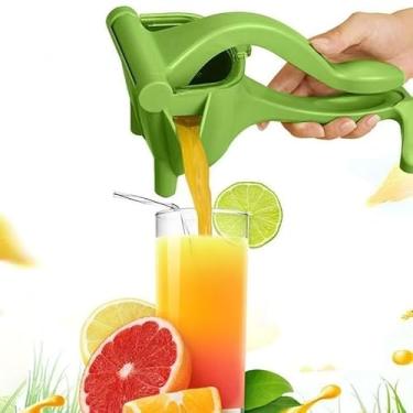 Imagem de MIXNEX Espremedor manual de frutas cítricas – espremedor de limão portátil para laranja, limão, toranja – extrator de suco resistente – fácil de usar e limpar espremedor manual para cozinha – sem