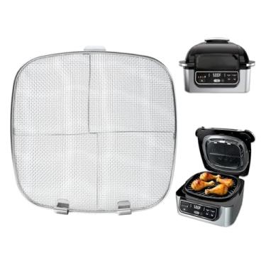 Imagem de Protetor contra respingos de aço inoxidável para Ninja Foodi AG301, acessórios para fritadeira a ar, peças de reposição, tela de tela fina, compatível com Ninja Foodi AG300, AG300C, AG301C, AG302