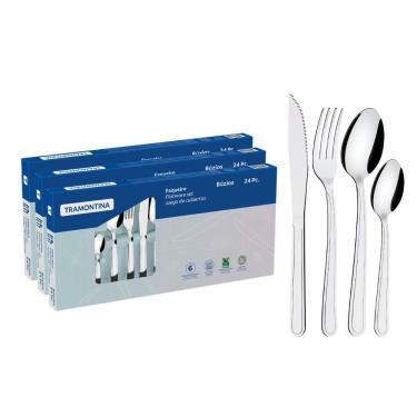 Imagem de Faqueiro Tramontina Aço Inox Buzios 72 Peças