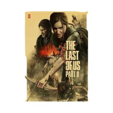 Imagem de Retro Vintage the Last of Us Parte 2 Poster HD Canvas Art Decoração De