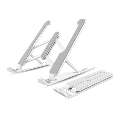 Imagem de Suporte para laptop - Suporte dobrável de ferro para laptop (branco)