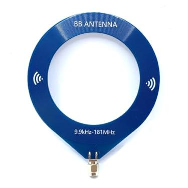 Imagem de Mini antena BB de 9,9 kHz a 181 mhz, antena portátil de loop de ondas curtas com conector SMA, antena donut de ampla frequência MW SW para receptor malaquita SDR TEF6686