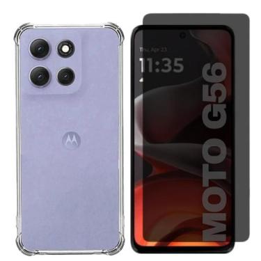 Imagem de Capinha + Pelic. Hidrogel Privativa Compatível Com Moto G56 - Generica