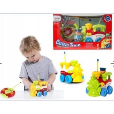 Imagem de Brinquedo Trem Locomotiva Com Controle Remoto De Desenho Animado - Sob
