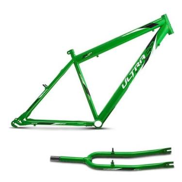 Imagem de Quadro Aro 29 Em Aço Carbono Ultra Bikes Masculino, Verde kw, Aro 29