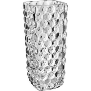 Imagem de VASO DECORATIVO ENFEITE CASA QUADRADO HOME&CO VIDRO 24X10X10CM TRANSPARENTE
