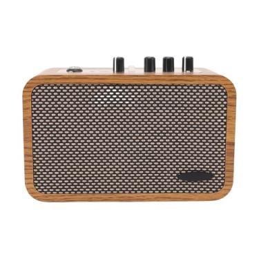 Imagem de Diydeg AMP Elétrico de Guitarra, Mini -Guitarra de 10W, Alto -falante de Madeira BT Com Reverb 2 Modos de Gravação de Baixo Baixo OTG para Performances Diárias de Rua