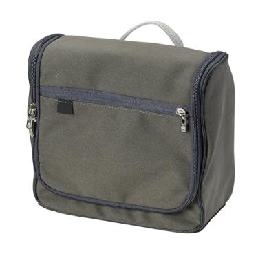 Imagem de Lewis N. Clark kit de higiene de sarja escovada para pendurar, Tan, One Size