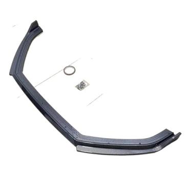 Imagem de Compatível com VW POLO MK5 Compatível com TSI TGI MPI 2014 2015 2016 2017 Para-choque dianteiro do carro Spoiler divisor difusor separador bodykits preto brilhante(2014-2017Carbon Look)