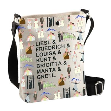 Imagem de BDPWSS The Sound Of Music Gift Sound Of Music Bag Broadway Musical Inspirada Bolsa Transversal Amante Música Presente Fãs Teatro Presente, Music Sound People Cbag