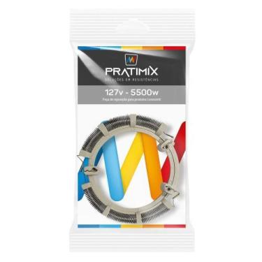 Imagem de Resistência Chuveiro Pratimix Bella 4T/Ultra 127X5500W, 110V