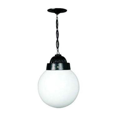 Imagem de Luminária Externa Interna Globo Grande com Corrente Alumínio - OUTRAS 