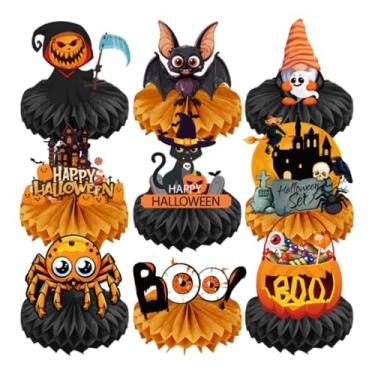 Imagem de KiBcsLic 9 Decorações de Mesa para Festa de Halloween para Mesa de Jantar, Escrivaninha E Armário