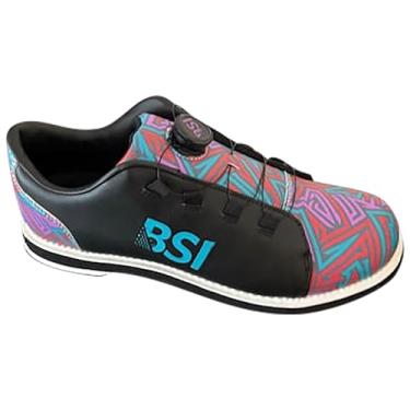 Imagem de BSI Uni-Sex 678 Classic Kaizen Bowling Shoe, azul-petróleo/roxo/vermelho/preto, 6 Women/4.5 Men