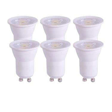 Imagem de CIKAMIO 6 pacotes mr11 Mini gu10 120V não-regulável 3w COB led holofote 6000k branco frio 240LM 25w 30W 35W lâmpada de halogêneo para luminária pequena mr11 (branco frio 6000K)