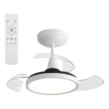 Imagem de Ventilador De Teto Aliseu Retrátil Mid Branco Diâmetro 70 Cm Quantidad