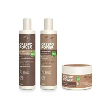 Imagem de Kit Crespo Power Co Wash, Condicionador E Máscara Apse - APICE