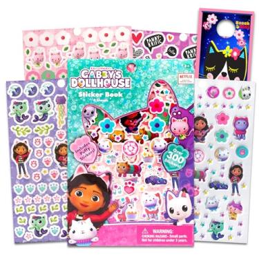 Imagem de Gabby's Dollhouse Sticker Book for Girls - Bundle with 300+ Puffy Craft Stickers, More ( Party Supplies)