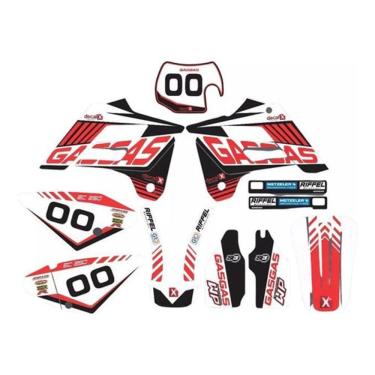 Imagem de Kit Adesivo Moto Cross Trilha Gas Gas 250 2006 0,60Mm 3M 002