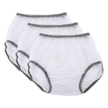 Imagem de Calças para incontinência de puxar à prova d'água para adultos (86 a 106 cm) – Roupa íntima de vinil macio para usar sobre fraldas, absorventes ou cuecas – proteção à prova de vazamento e reutilizável