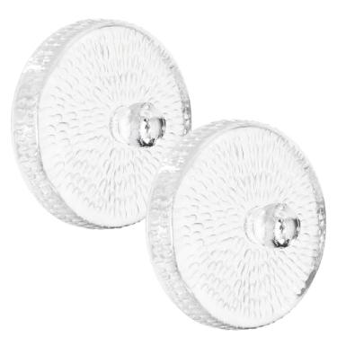 Imagem de Jillmo Peso de fermentação para frascos de 1 galão, pesos de fermentação de vidro grandes e pesados para fazer chucrute, Kimchi, cenouras, 9,4 cm, pacote com 2