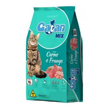 Imagem de Ração Gatan Mix para Gatos Adultos Carne e Frango 20kg - ADIMAX