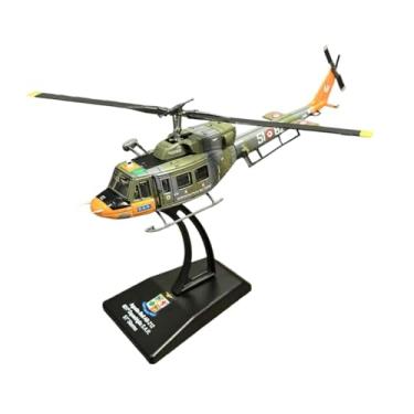 Imagem de YIJU 1:100 Modelo de helicóptero fundido Avião modelo fundido Aviação comemorativa Brinquedo de aeronave com suporte de exibição para Shelf Cafe