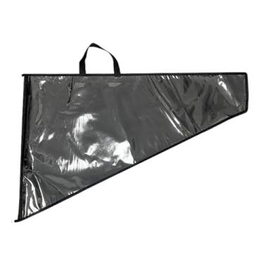 Imagem de IEUDNS Estojo de transporte com régua triangular grande, bolsa para auxílio ao professor, estojo de proteção, equipamento de ensino para quadro-negro, 69 Cm X 44.5 Cm