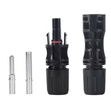 Imagem de Conector Mc4 40A 1500V Energia Solar Pino Sólido Kit 5 Pares - Worldsu