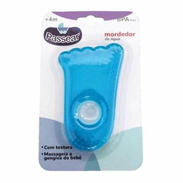 Imagem de Mordedor De Água Passear Pezinho Azul M1206