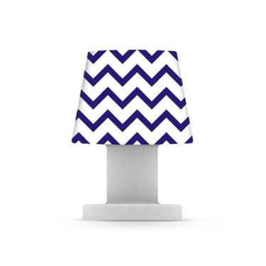 Imagem de Luminária Abajur de Mesa Pequena Zig Zag