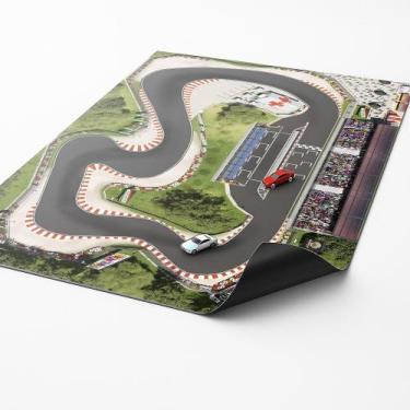 Imagem de Pista Para Carrinhos Miniatura Corrida Automóveis 120X80Cm - Plimshop