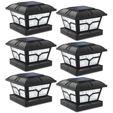 Imagem de Solar Post Cap Lights SideInlar 8 LEDs brancos quentes e frios - SIEDi