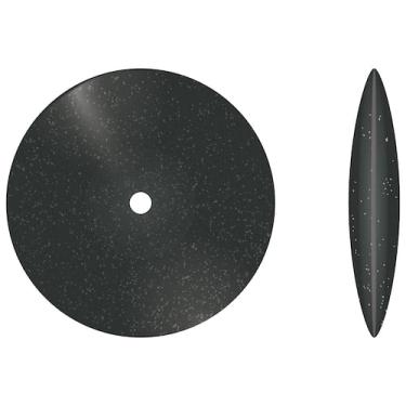 Imagem de Disco Faca Abrasivo Preto para Motor Micro Retífica - Rei Dos Estojos,