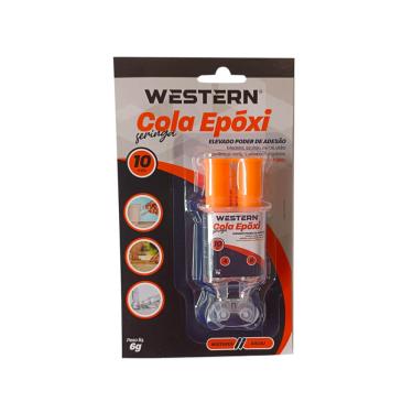 Imagem de Cola Epóxi Seringa 6 Gramas Western