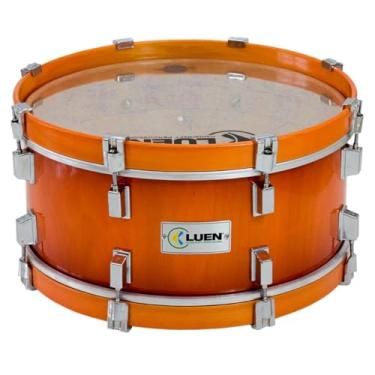 Imagem de Zabumba - Serie Tribo 20X18" Pint Honey Burst Dpla Afin Cromada Aro De Madeira Pele Double Clear E L