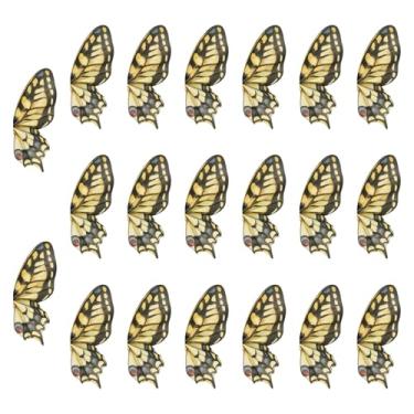 Imagem de oshhni 20 peças de papéis de embrulho de buquê de flores, envoltório floral, arranjos, ornamento, decoração, papéis de embalagem de artesanato diy para, Amarelo